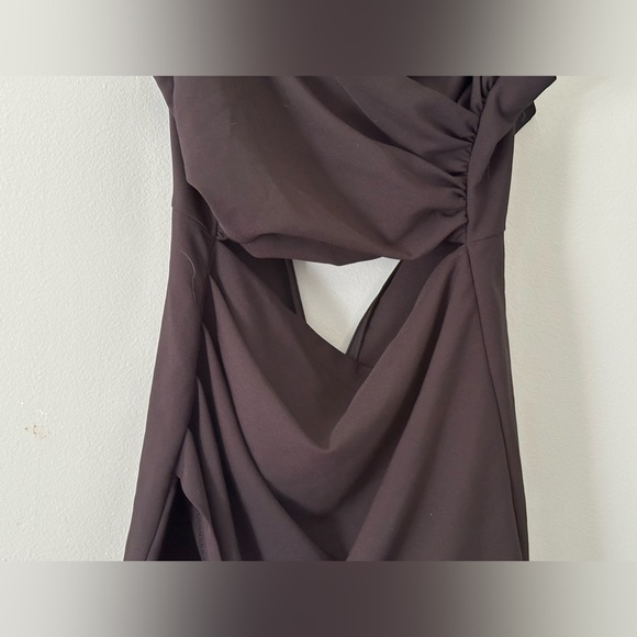 Zara Black Cut Out Mini Dress Thin Strap Size S Homecoming Night Out Party - Picture 9 of 11